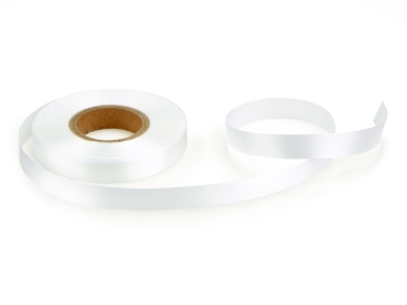 Satin Ribbon - 14mm x 30m - White